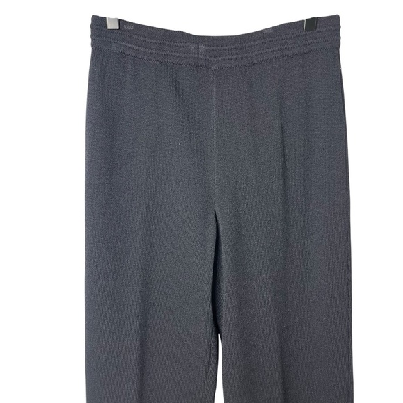 St. John Sport Black Knit Dress Pants Size Small Knit - Picture 2 of 6